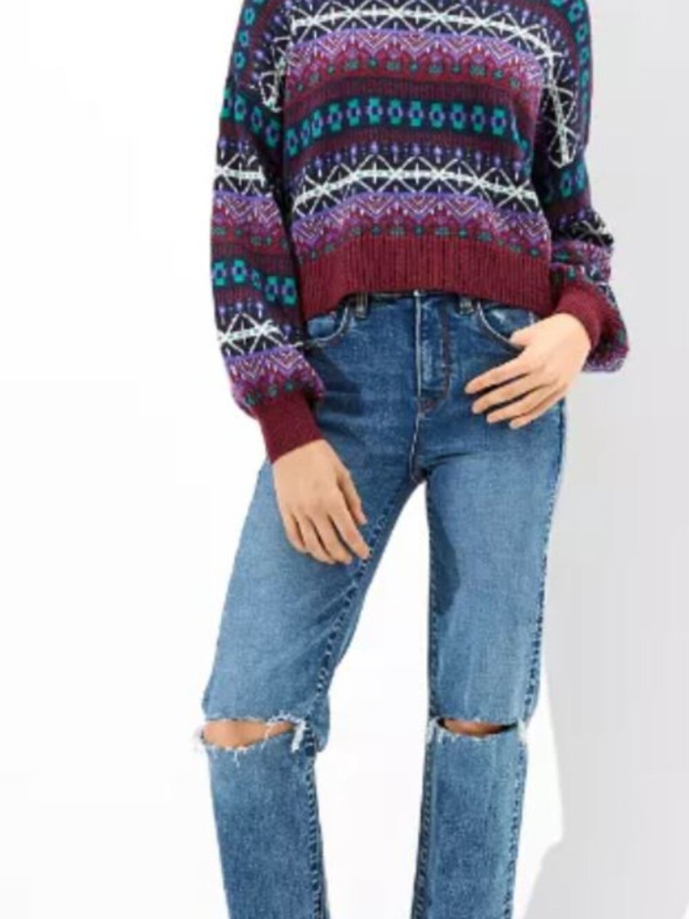 AMERICAN EAGLE CROPPED SWEATER***POETCORE
